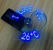  Вентилятор с встроенным датчиком температуры Hama USB LED Fan   USB в