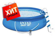 Надувной бассейн Intex 54916 ( 28168) Easy Set Pool 457*122 см